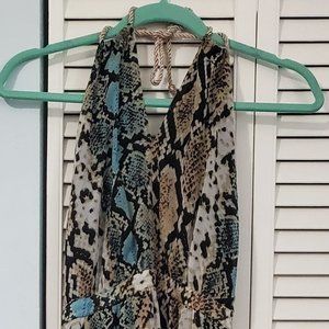 Guess Halter Snake print